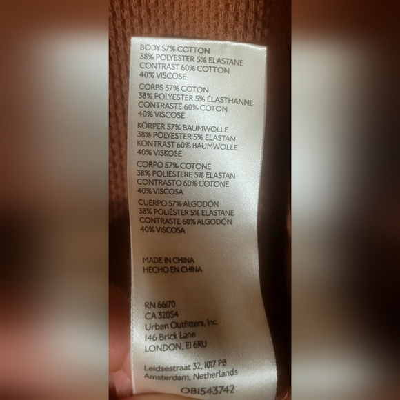 Med Free People WE THE FREE Mikah Thermal in Autumn combo Stunning Colors! - Picture 10 of 13